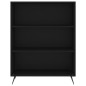 vidaXL Aparador alto madera contrachapada negro 69,5x34x180 cm vidaXL Aparador alto madera contrachapada negro 69,5x34x180 cm