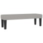 vidaXL Cama box spring con colchón tela gris claro 180x200 cm vidaXL Cama box spring con colchón tela gris claro 180x200 cm
