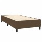 vidaXL Cama box spring con colchón tela marrón oscuro 100x200 cm vidaXL Cama box spring con colchón tela marrón oscuro 100x200 cm