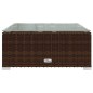 vidaXL Set muebles de jardín 13 pzas y cojines ratán sintético marrón vidaXL Set muebles de jardín 13 pzas y cojines ratán sintético marrón