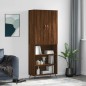 vidaXL Aparador alto madera contrachapada marrón roble 69,5x34x180 cm vidaXL Aparador alto madera contrachapada marrón roble 69,5x34x180 cm