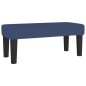 vidaXL Cama box spring con colchón tela azul 80x200 cm vidaXL Cama box spring con colchón tela azul 80x200 cm