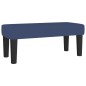 vidaXL Cama box spring con colchón tela azul 90x190 cm vidaXL Cama box spring con colchón tela azul 90x190 cm