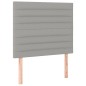 vidaXL Cama box spring con colchón tela gris claro 80x200 cm vidaXL Cama box spring con colchón tela gris claro 80x200 cm