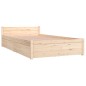 vidaXL Estructura de cama con cajones 90x200 cm vidaXL Estructura de cama con cajones 90x200 cm