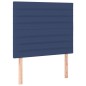 vidaXL Cama box spring con colchón tela azul 100x200 cm vidaXL Cama box spring con colchón tela azul 100x200 cm