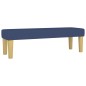vidaXL Cama box spring con colchón tela azul 140x190 cm vidaXL Cama box spring con colchón tela azul 140x190 cm