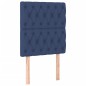 vidaXL Cama box spring con colchón tela azul 80x200 cm vidaXL Cama box spring con colchón tela azul 80x200 cm