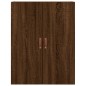 vidaXL Aparador alto madera contrachapada marrón roble 69,5x34x180 cm vidaXL Aparador alto madera contrachapada marrón roble 69,5x34x180 cm