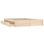 vidaXL Estructura de cama con cajones 200x200 cm