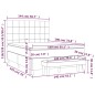vidaXL Cama box spring con colchón terciopelo gris claro 140x190 cm vidaXL Cama box spring con colchón terciopelo gris claro 140x190 cm