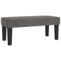 vidaXL Cama box spring con colchón terciopelo gris oscuro 80x200 cm vidaXL Cama box spring con colchón terciopelo gris oscuro 80x200 cm