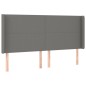 vidaXL Cama box spring colchón y luces LED tela gris oscuro 180x200 cm vidaXL Cama box spring colchón y luces LED tela gris oscuro 180x200 cm