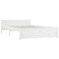 vidaXL Estructura de cama con cajones blanco king size 150x200 cm vidaXL Estructura de cama con cajones blanco king size 150x200 cm