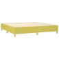 vidaXL Cama box spring colchón y luces LED tela verde 200x200 cm vidaXL Cama box spring colchón y luces LED tela verde 200x200 cm