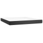 vidaXL Cama box spring colchón y LED cuero sintético negro 160x200 cm vidaXL Cama box spring colchón y LED cuero sintético negro 160x200 cm