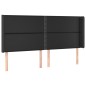vidaXL Cama box spring colchón y LED cuero sintético negro 160x200 cm vidaXL Cama box spring colchón y LED cuero sintético negro 160x200 cm