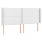 vidaXL Cama box spring colchón y LED cuero sintético blanco 180x200 cm vidaXL Cama box spring colchón y LED cuero sintético blanco 180x200 cm