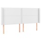 vidaXL Cama box spring colchón y LED cuero sintético blanco 200x200 cm vidaXL Cama box spring colchón y LED cuero sintético blanco 200x200 cm