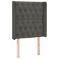 vidaXL Cama box spring colchón y LED terciopelo gris oscuro 80x200 cm vidaXL Cama box spring colchón y LED terciopelo gris oscuro 80x200 cm