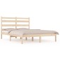 vidaXL Estructura de cama de madera maciza de pino 200x200 cm