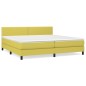 vidaXL Cama box spring con colchón tela verde 200x200 cm vidaXL Cama box spring con colchón tela verde 200x200 cm