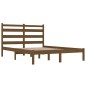 vidaXL Estructura de cama madera maciza de pino marrón miel 150x200 cm vidaXL Estructura de cama madera maciza de pino marrón miel 150x200 cm