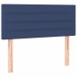 vidaXL Cama box spring con colchón tela azul 80x200 cm vidaXL Cama box spring con colchón tela azul 80x200 cm