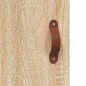 vidaXL Aparador alto madera contrachapada color roble 69,5x34x180 cm vidaXL Aparador alto madera contrachapada color roble 69,5x34x180 cm