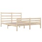 vidaXL Estructura de cama madera maciza de pino 150x200 cm