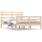 vidaXL Estructura de cama de madera maciza de pino 140x200 cm vidaXL Estructura de cama de madera maciza de pino 140x200 cm