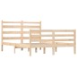 vidaXL Estructura de cama de madera maciza de pino 140x200 cm vidaXL Estructura de cama de madera maciza de pino 140x200 cm