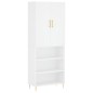 vidaXL Aparador alto madera contrachapada blanco 69,5x34x180 cm vidaXL Aparador alto madera contrachapada blanco 69,5x34x180 cm