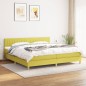 vidaXL Cama box spring con colchón tela verde 200x200 cm vidaXL Cama box spring con colchón tela verde 200x200 cm