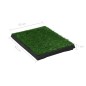 vidaXL Inodoros mascotas con bandeja césped artificial 2 uds 63x50x7cm vidaXL Inodoros mascotas con bandeja césped artificial 2 uds 63x50x7cm