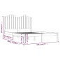 vidaXL Estructura de cama madera maciza de pino 180x200 cm vidaXL Estructura de cama madera maciza de pino 180x200 cm