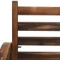 vidaXL Banco de jardín madera maciza de abeto 142 cm vidaXL Banco de jardín madera maciza de abeto 142 cm
