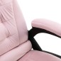 vidaXL Silla de oficina de terciopelo rosa vidaXL Silla de oficina de terciopelo rosa