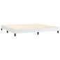 vidaXL Cama box spring con colchón cuero sintético blanco 200x200 cm vidaXL Cama box spring con colchón cuero sintético blanco 200x200 cm