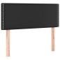 vidaXL Cama box spring con colchón cuero sintético negro 100x200 cm
