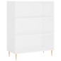 vidaXL Aparador alto madera contrachapada blanco 69,5x34x180 cm vidaXL Aparador alto madera contrachapada blanco 69,5x34x180 cm