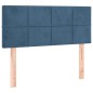 vidaXL Cama box spring con colchón terciopelo azul oscuro 80x200 cm vidaXL Cama box spring con colchón terciopelo azul oscuro 80x200 cm