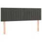 vidaXL Cama box spring con colchón terciopelo gris oscuro 140x200 cm vidaXL Cama box spring con colchón terciopelo gris oscuro 140x200 cm