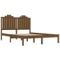 vidaXL Estructura de cama madera maciza de pino marrón miel 200x200 cm vidaXL Estructura de cama madera maciza de pino marrón miel 200x200 cm