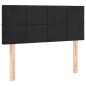 vidaXL Cama box spring con colchón terciopelo negro 80x200 cm