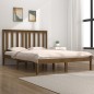 vidaXL Estructura de cama madera maciza de pino marrón miel 120x200 cm vidaXL Estructura de cama madera maciza de pino marrón miel 120x200 cm