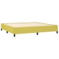 vidaXL Cama box spring con colchón tela verde 200x200 cm vidaXL Cama box spring con colchón tela verde 200x200 cm