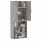 vidaXL Aparador alto madera contrachapada gris sonoma 69,5x34x180 cm vidaXL Aparador alto madera contrachapada gris sonoma 69,5x34x180 cm