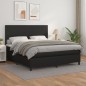 vidaXL Cama box spring con colchón cuero sintético negro 180x200 cm vidaXL Cama box spring con colchón cuero sintético negro 180x200 cm