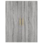 vidaXL Aparador alto madera contrachapada gris sonoma 69,5x34x180 cm vidaXL Aparador alto madera contrachapada gris sonoma 69,5x34x180 cm